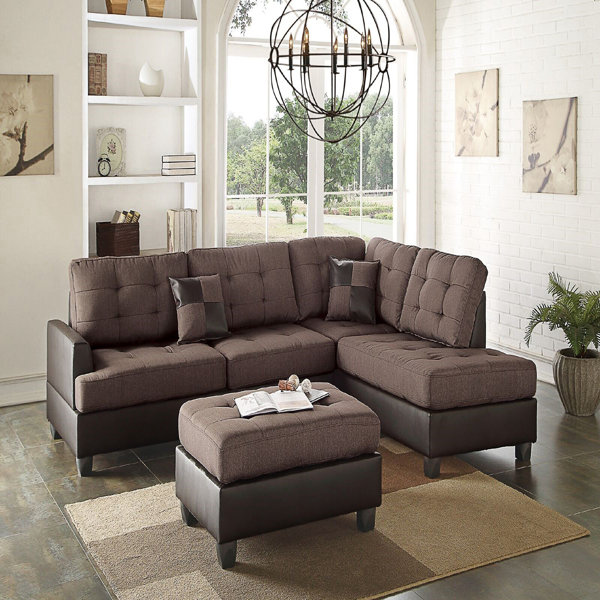Latitude Run® 2 Piece Upholstered Sectional,modular sectional
